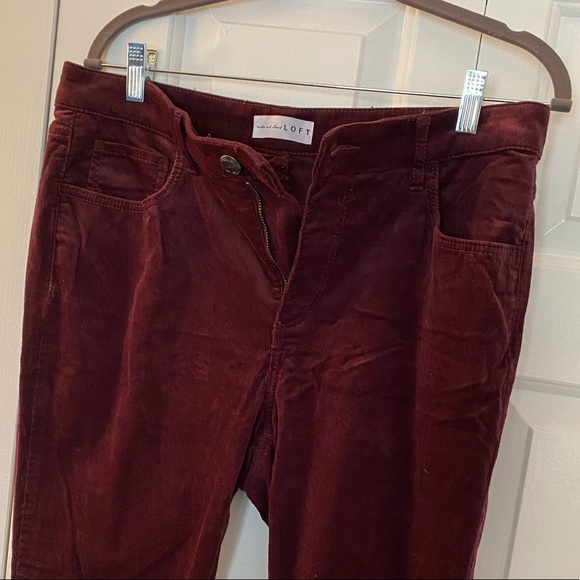 SOLD Loft High Waist Curvy Skinny Corduroy Pants - Picture 5 of 9